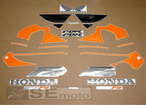 Honda CBR 600 F4 2000 г. в. черно-оранжевый