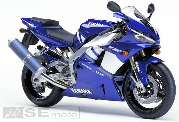 Yamaha YZF-R1 2001 синий- фото