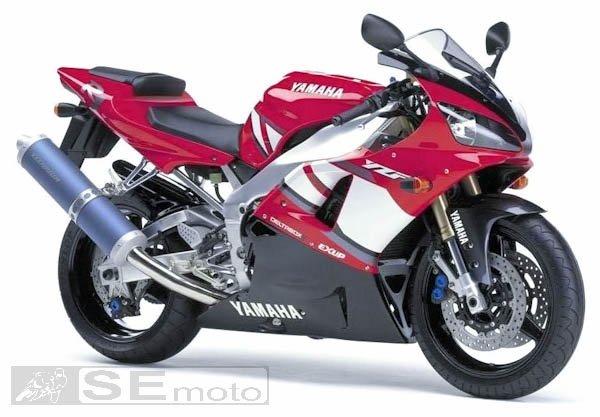 Yamaha YZF-R1 2001 красный- фото
