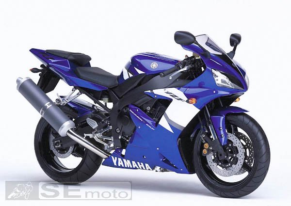 Yamaha YZF-R1 2002 синий- фото