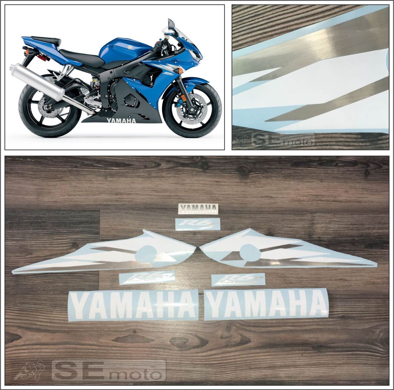 Yamaha YZF-R6S 2006 синий - фото