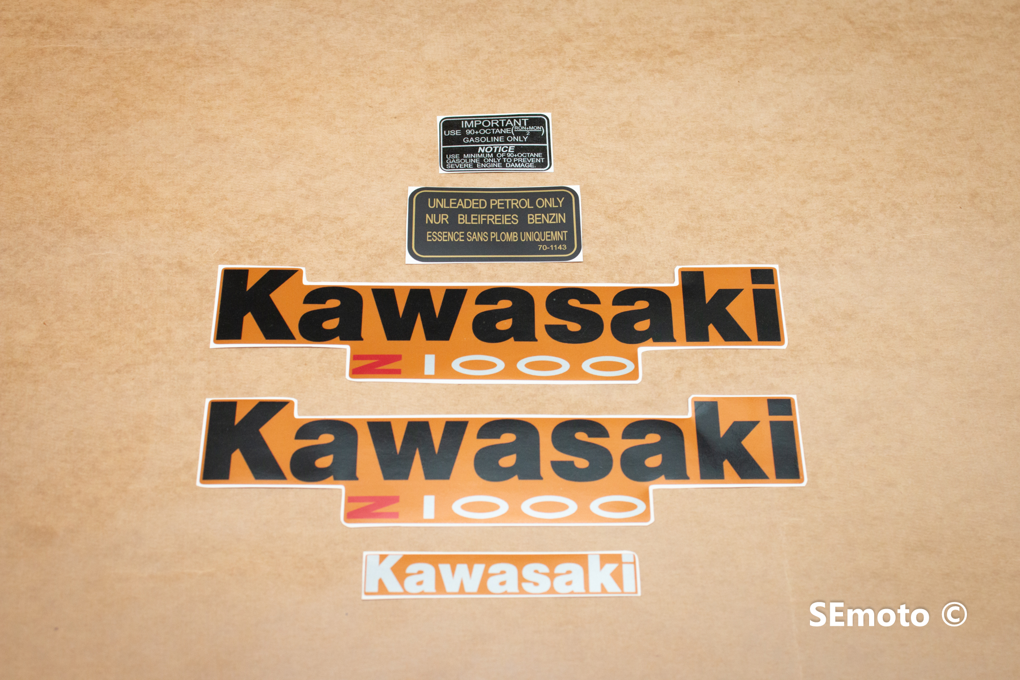 Kawasaki Z 1000 2003 оранжевый