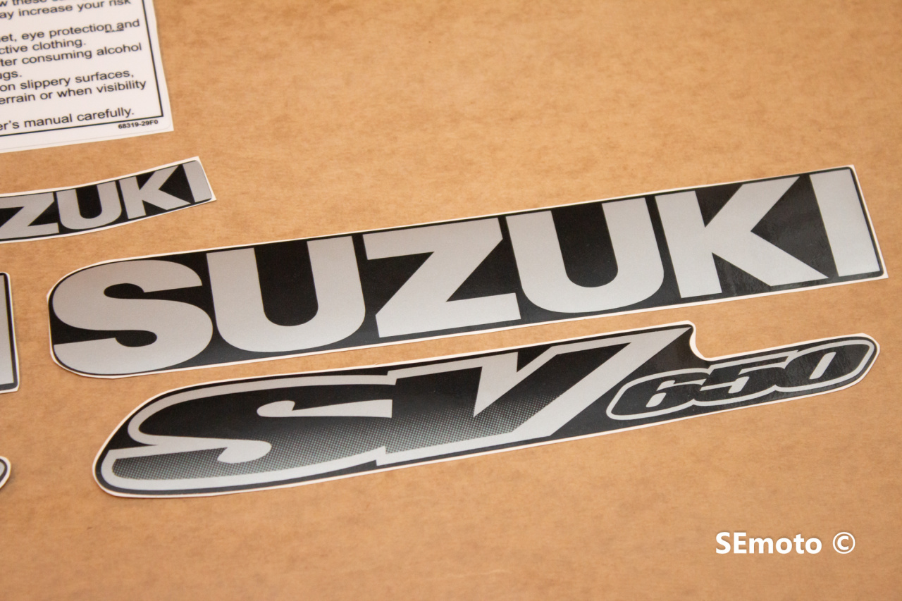 SUZUKI SV 650 1999-02 черный - фото3