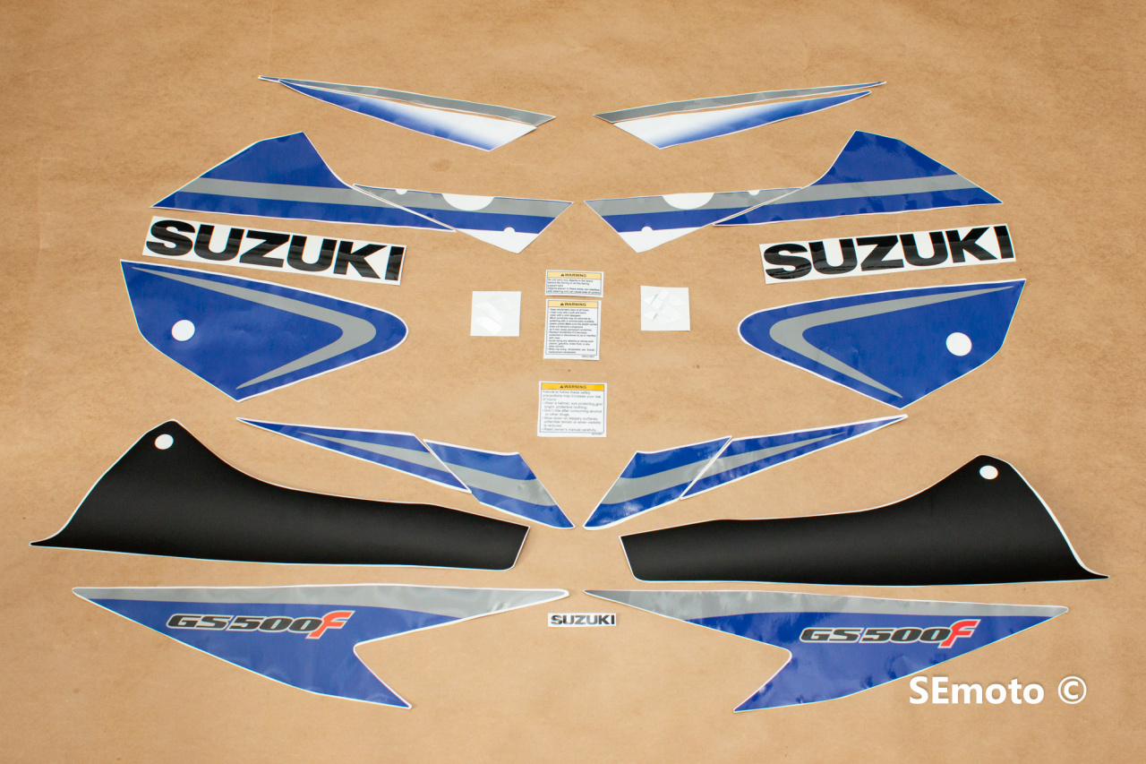 Suzuki GS 500 F сине-белый - фото2