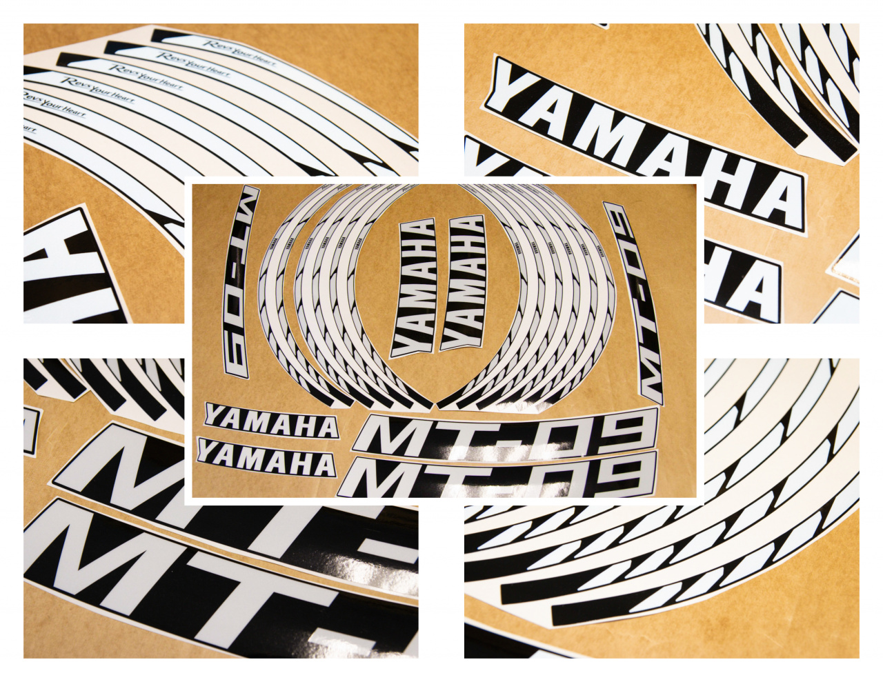 Наклейки на диски Yamaha-MT-09 - фото