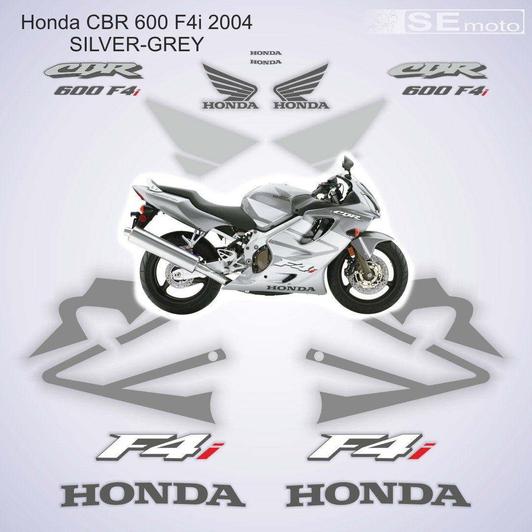Honda CBR 600 F4i 2004 г. в. серебристо-серый