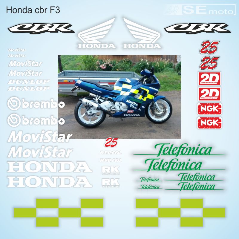 Honda CBR F3 Telefonica - фото