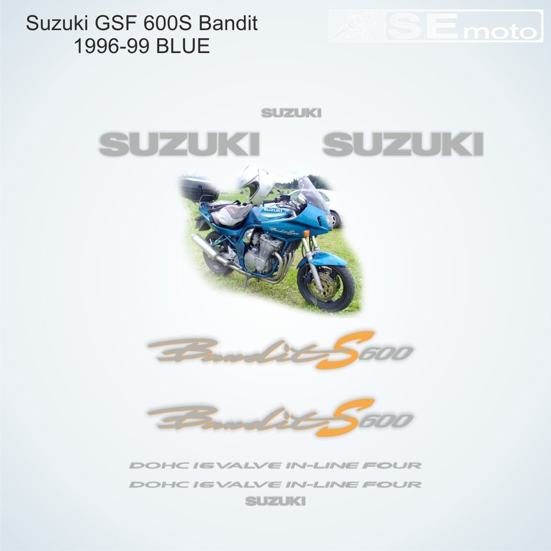 Suzuki GSF 600S Bandit 1996-99 г. синий