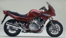 Yamaha XJ 900S Diversion 1995-97 red - фото