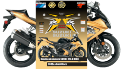 Suzuki GSX-R1000 K8 Black-gold - фото