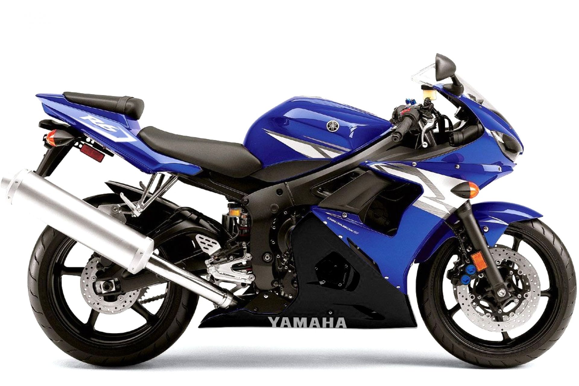 Наклейки Yamaha R6 2004 сине-черный