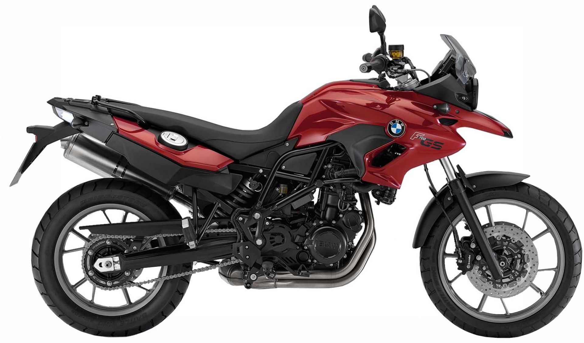 Наклейки BMW F 700 GS 2011-2015 красный